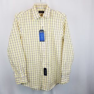 Nautica Men's Shirt Plaid Button Front NWT